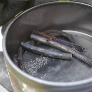 Making charcoal