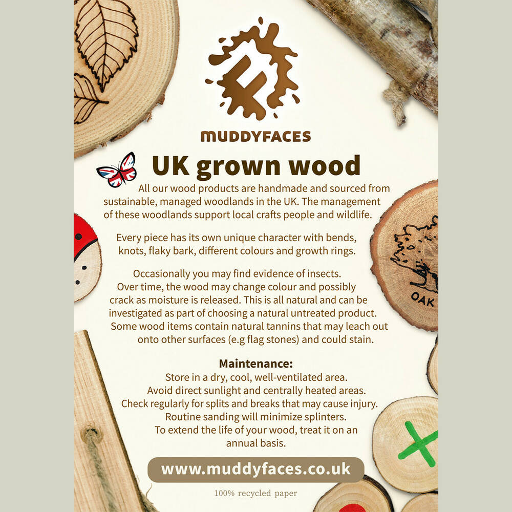Uk grown wood sq
