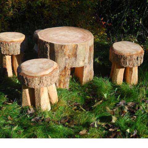 Carved Tables, Stools & Seats