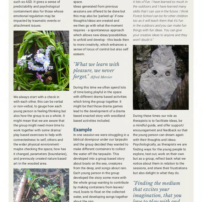 Bringing Therapy Outdoors p2 Bringing Therapy Outdoors p2