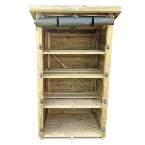 Outdoor Storage Shed - 4 Shelf