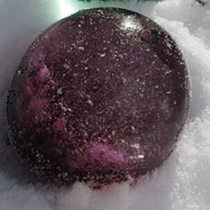 Giant ice marbles