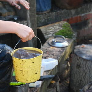 Case study: mud play opportunities with an independent childminder