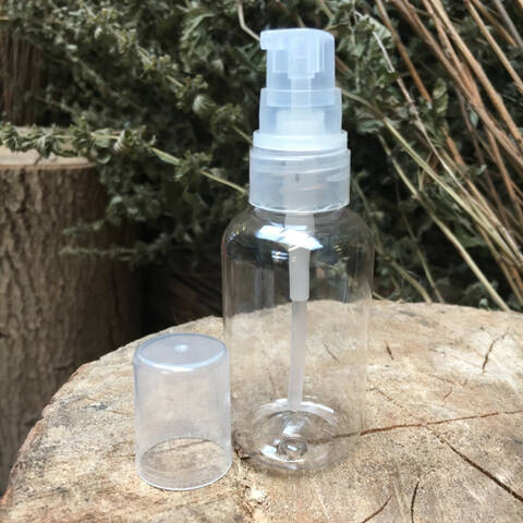 Plastic Bottle with Lotion Pump - 60ml