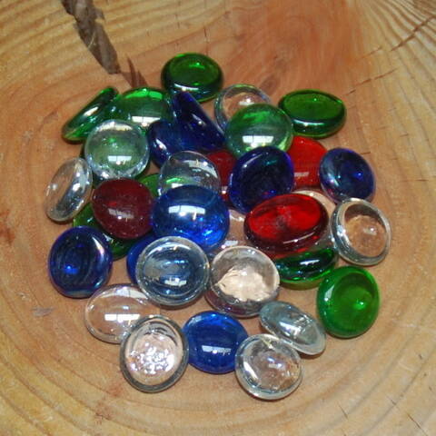 Glass Nuggets (mixed colours) 500g