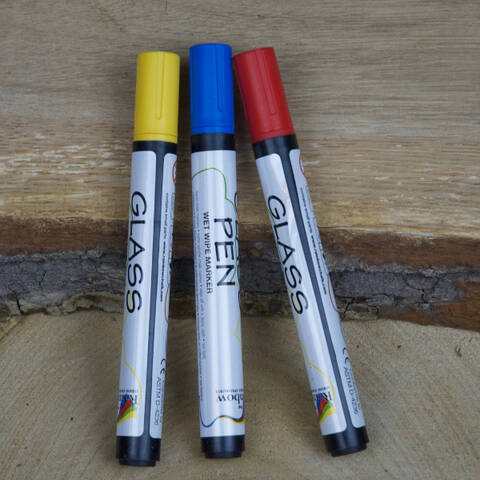 Glass Pens - Pack of 3 - 5mm (Bullet Nib)