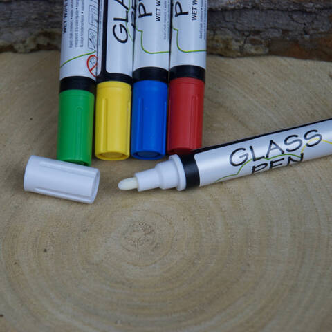 Glass Pens - Pack of 5 - 5mm (Bullet Nib)