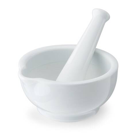 Pestle and Mortar - 12cm (Porcelain)