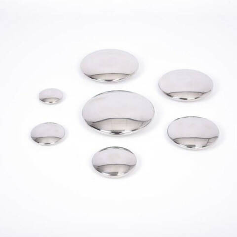 Sensory Reflective Silver Buttons - Pack of 7