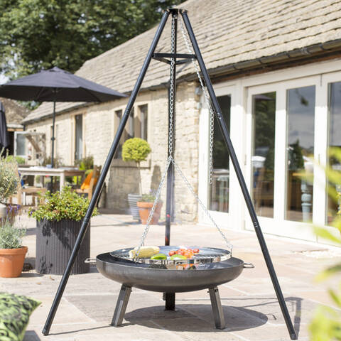 Tripod with Hanging Grill -172cm