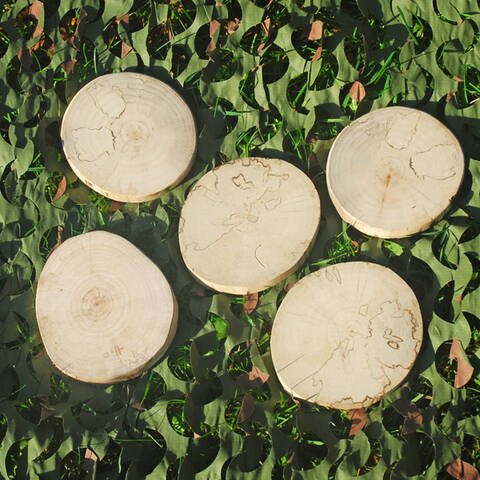 Wood Cookies - 5 pack