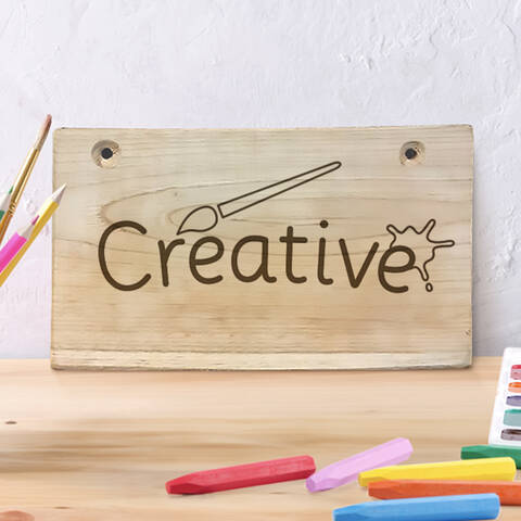 Wooden sign - Creative