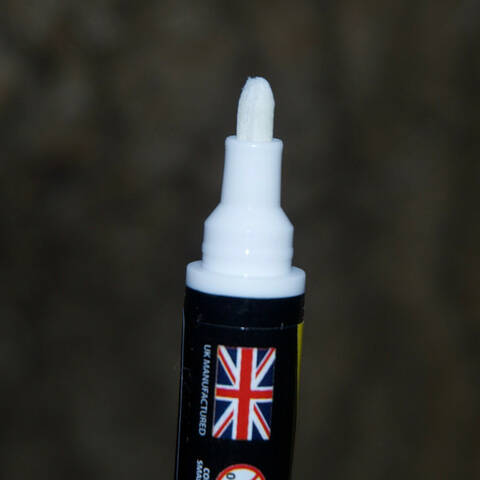 White Liquid Chalk Pen - 5mm (Bullet Nib)