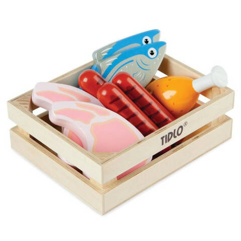 Wooden Meat and Fish
